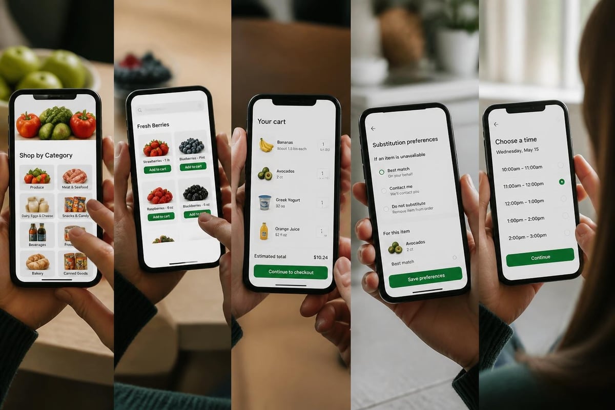 Fred Meyer ClickList ordering workflow