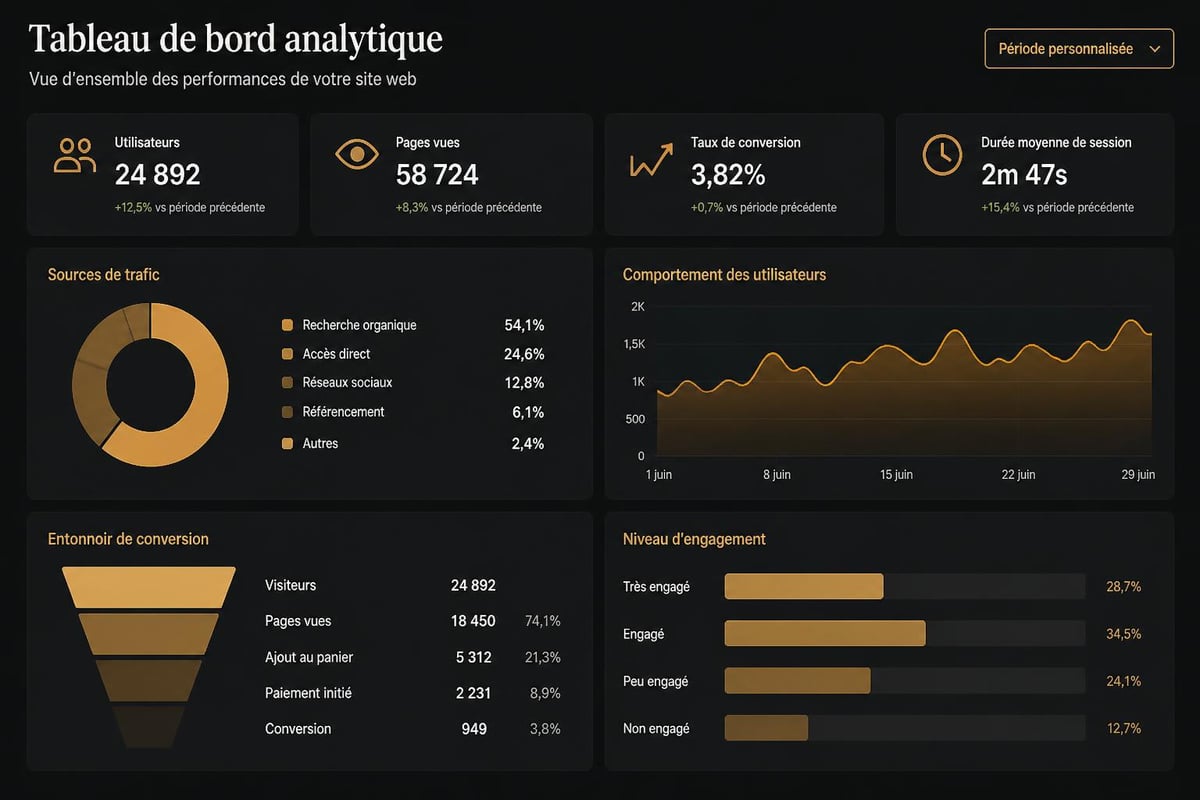 Analytics site web