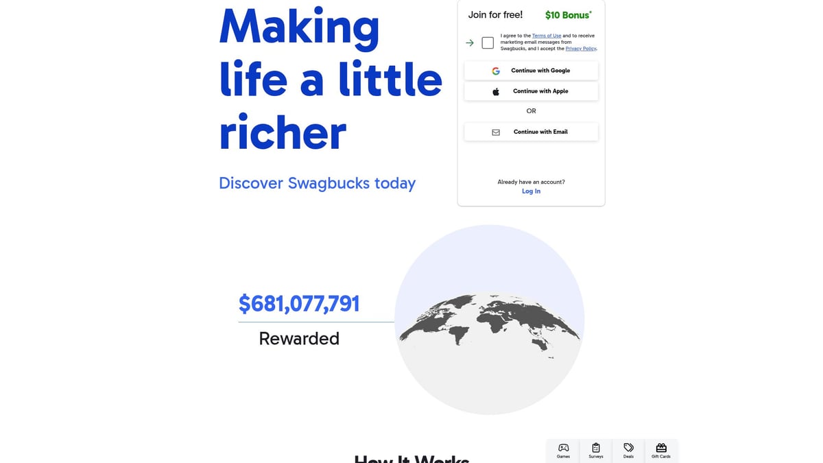 7 Best Earning Website Without Investment Picks for 2026 - Swagbucks