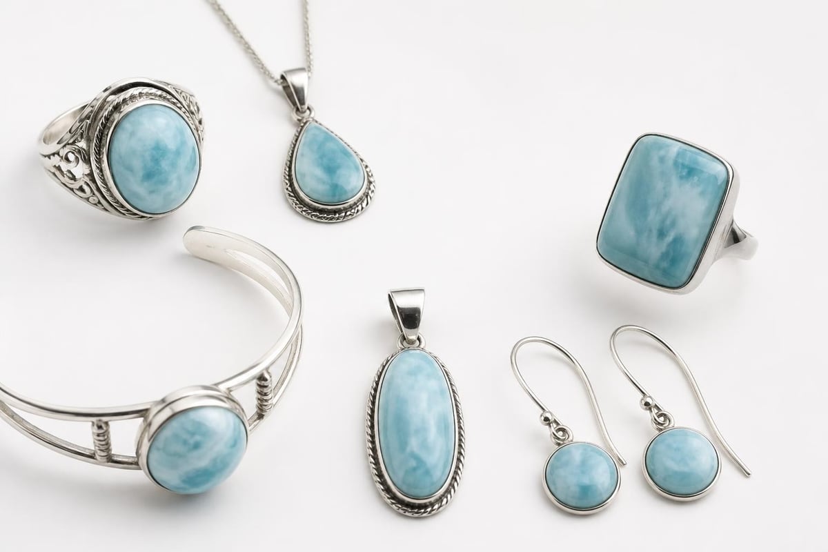 Larimar jewelry styles