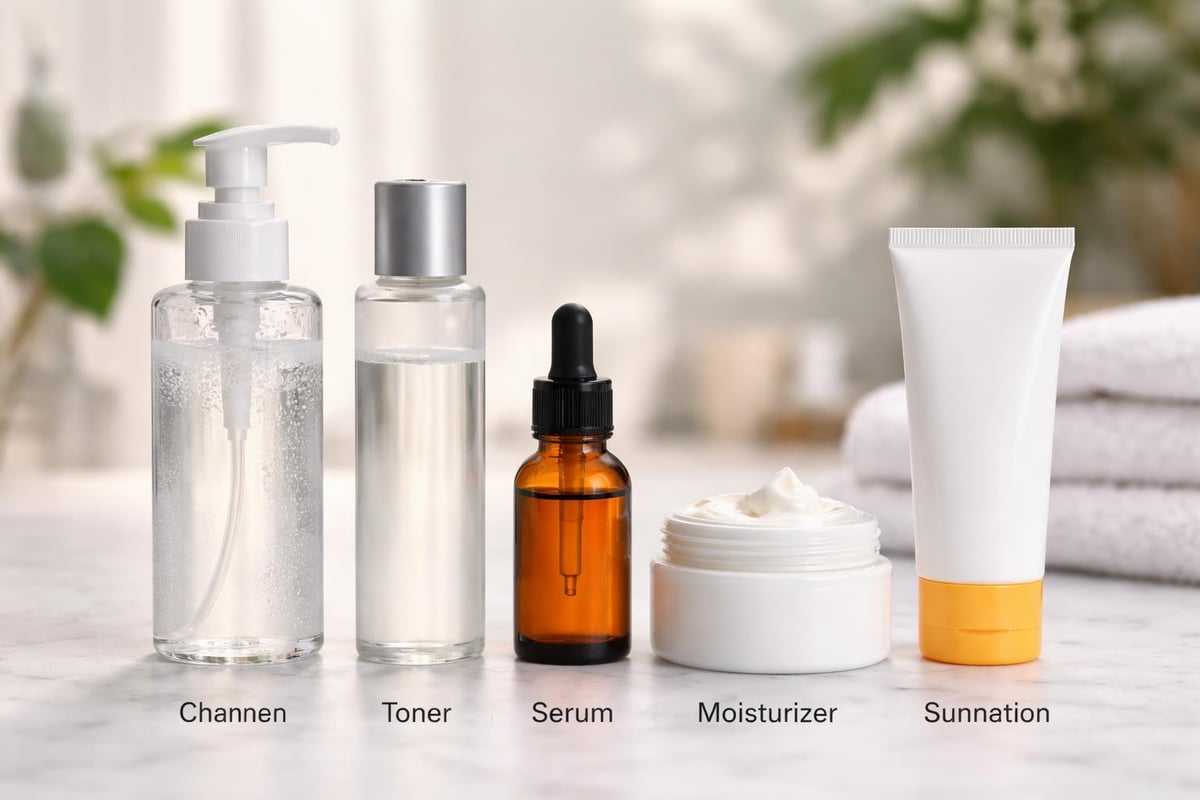 Layering skincare
