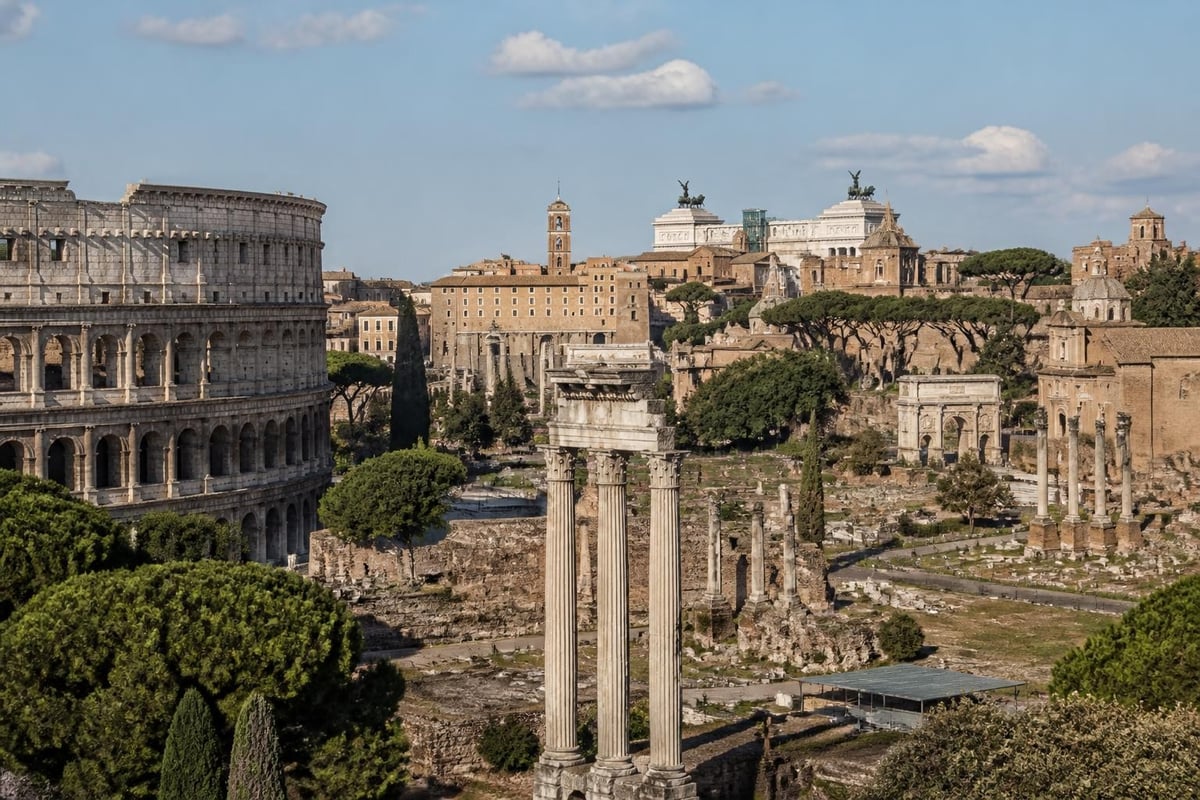 Connected archaeological sites