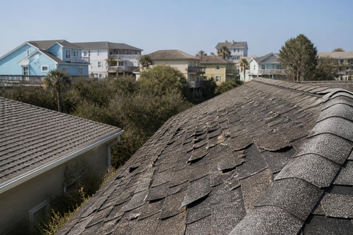 Roof damage assessment factors