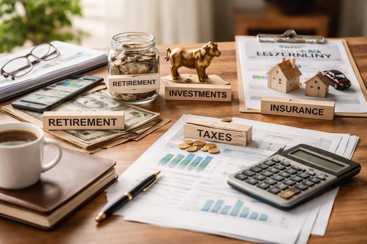 Personal financial advisor service areas