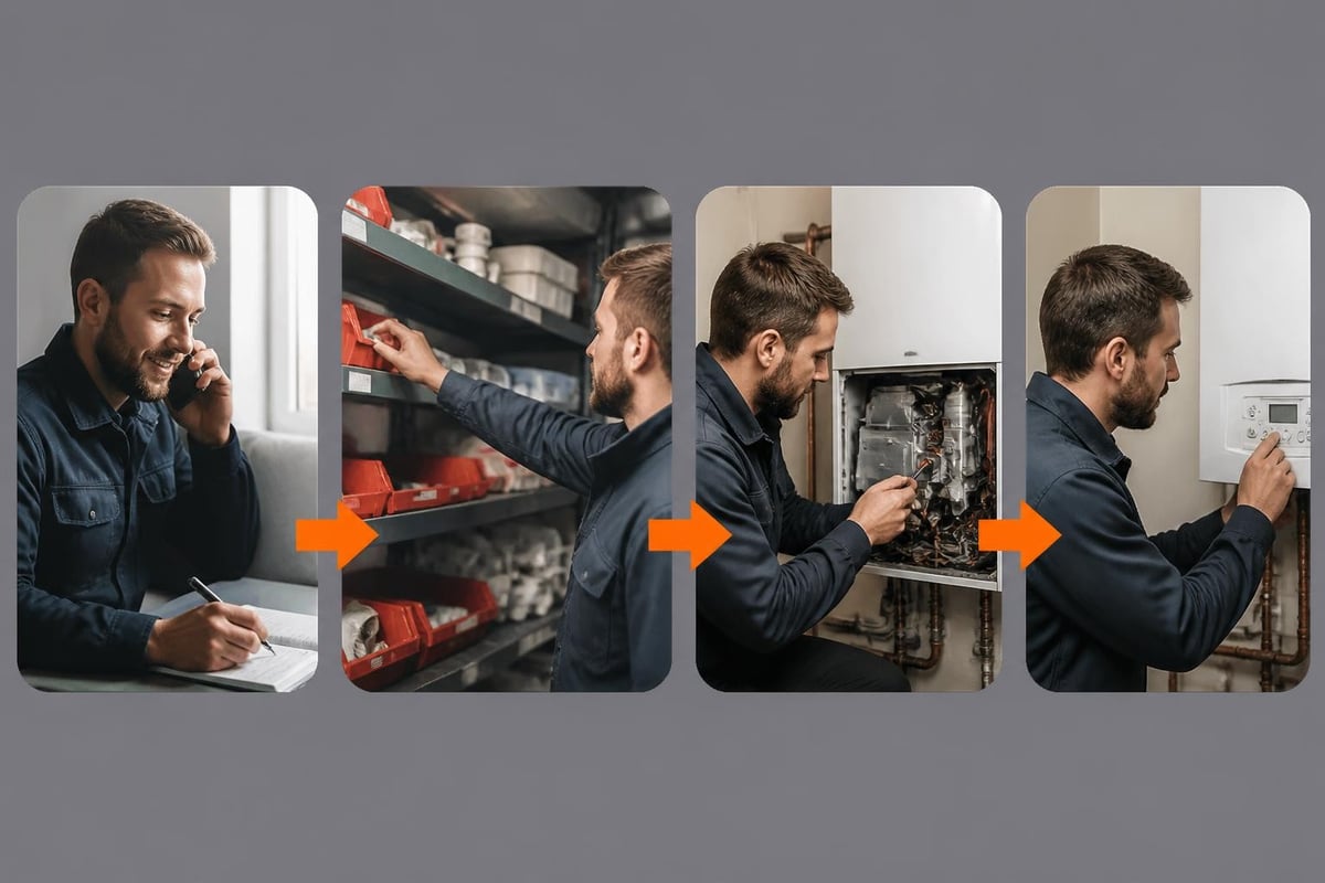 Boiler repair response timeline