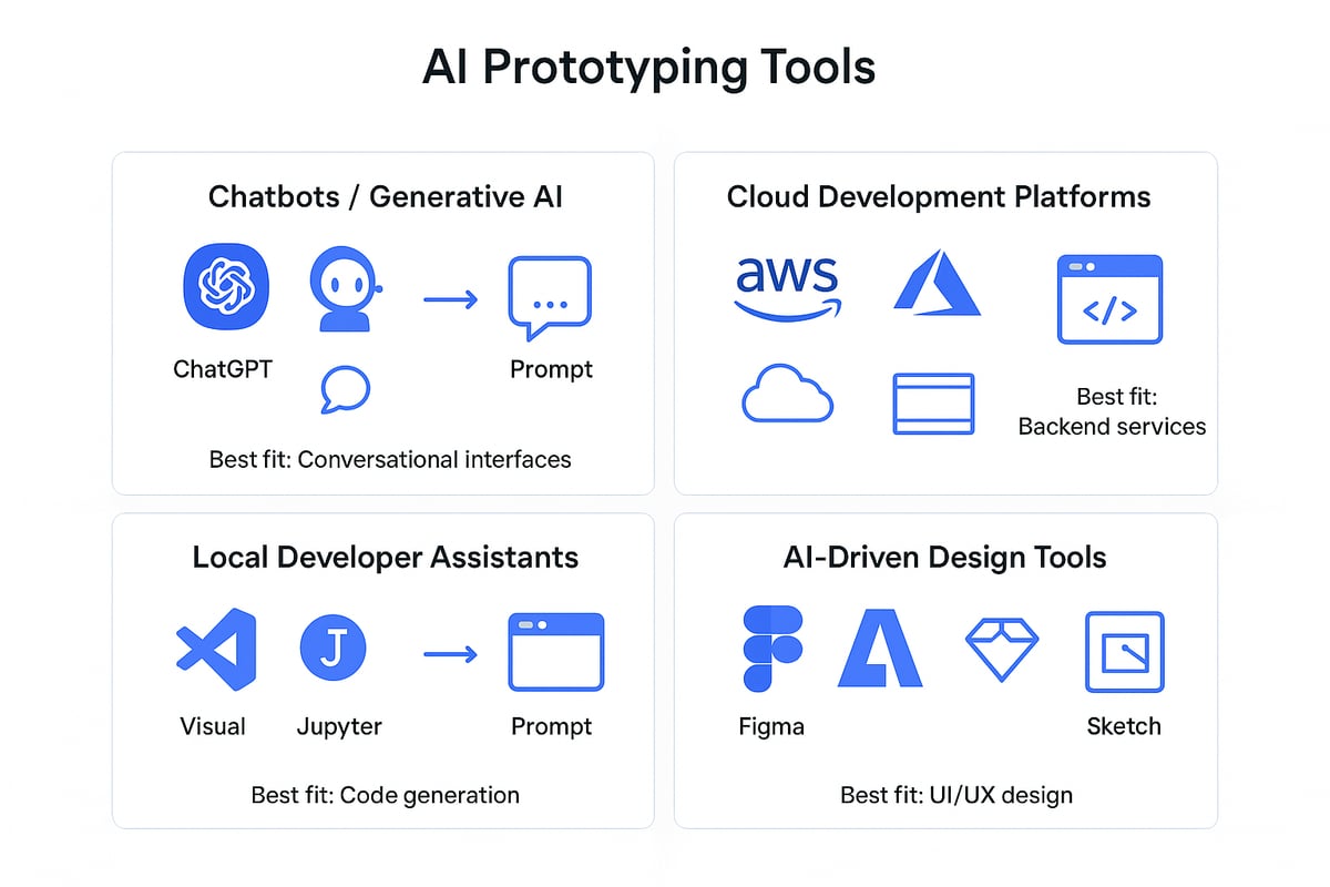 Core Types of AI Prototyping Tools and Their Use Cases