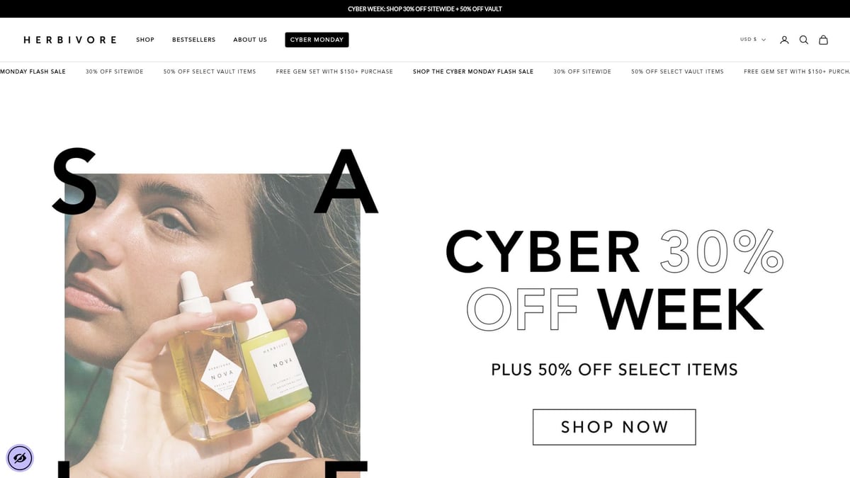 7 Essential Botanical Skin Care Products to Try in 2026 - Herbivore Botanicals Bakuchiol Retinol Alternative Serum