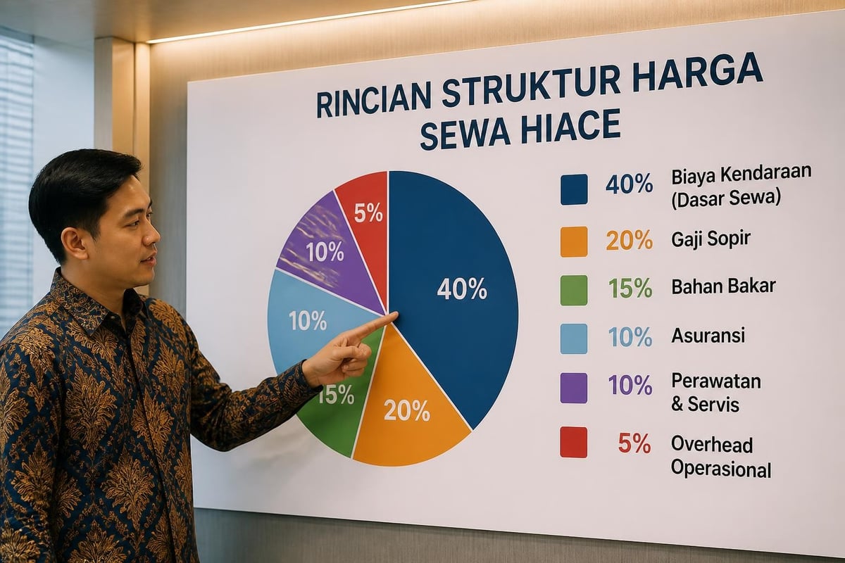 Harga Sewa Mobil Hiace: Panduan Lengkap 2026 3 Rental cost components