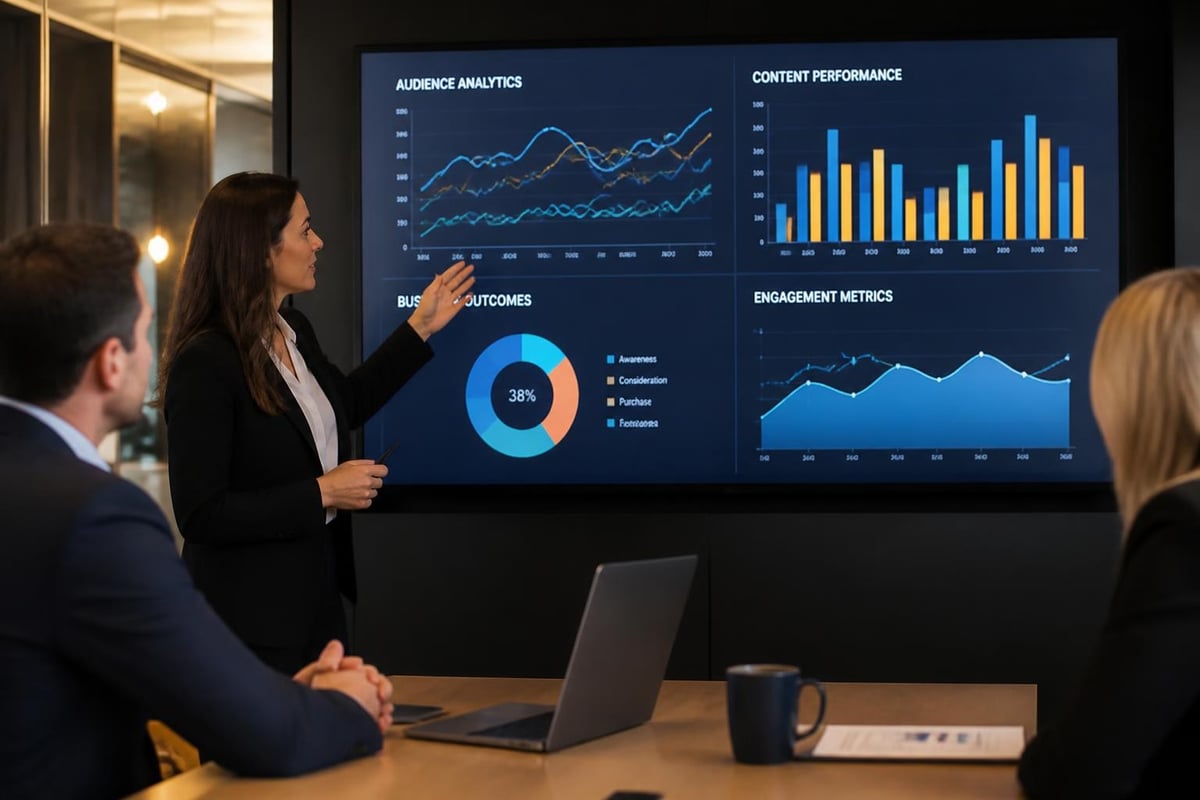 Digital signage ROI measurement framework