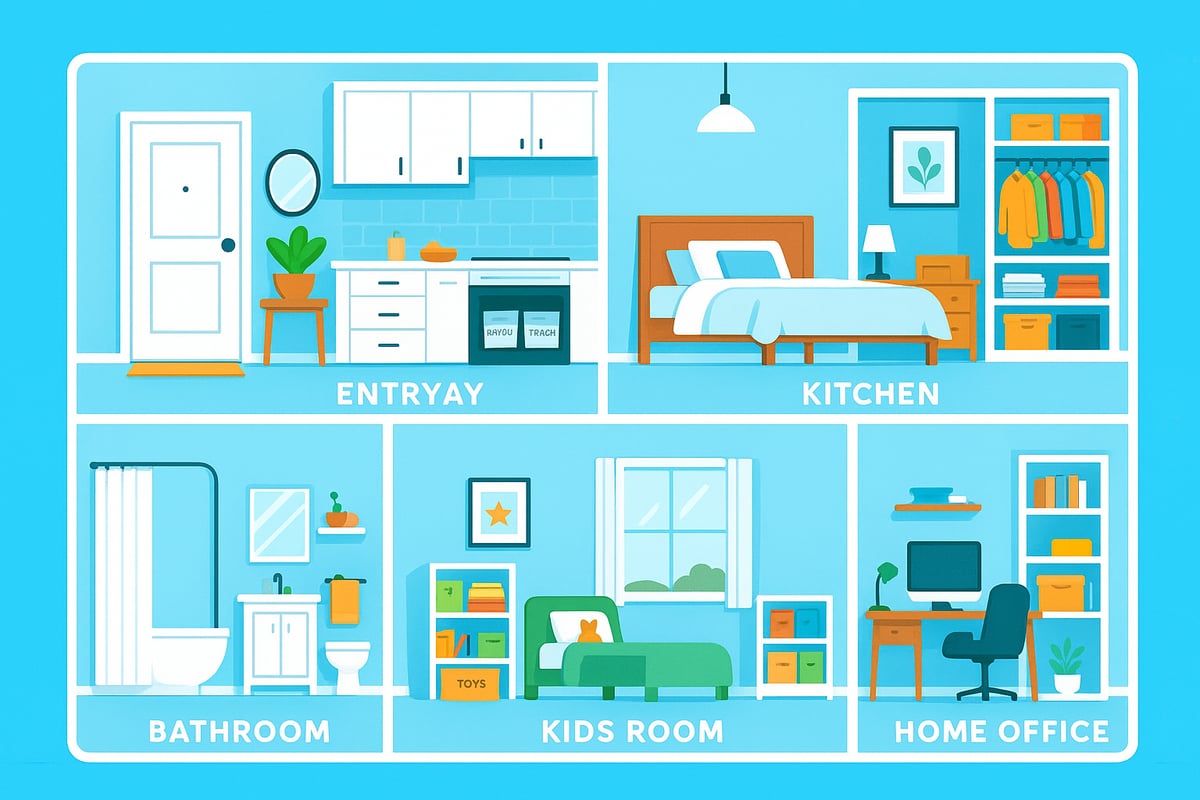 Room-by-Room Organization Strategies for 2025