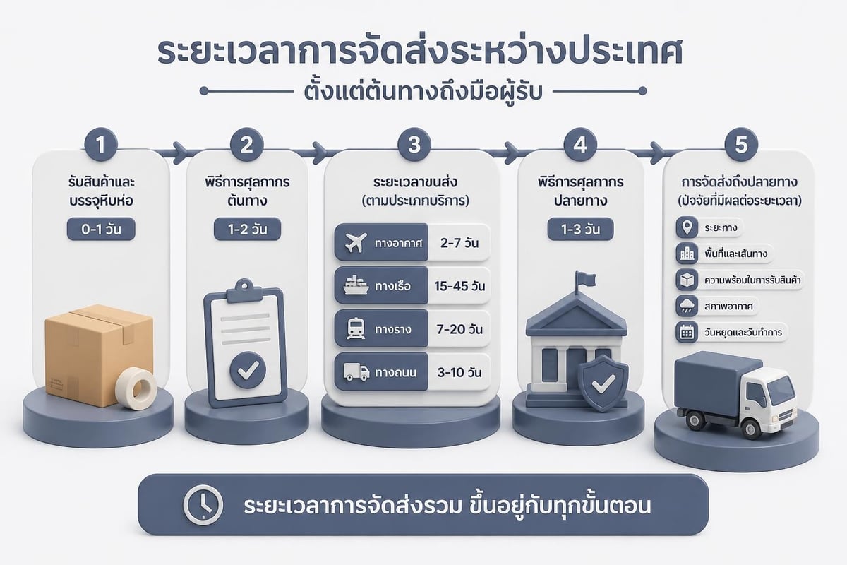 Shipping timeline factors