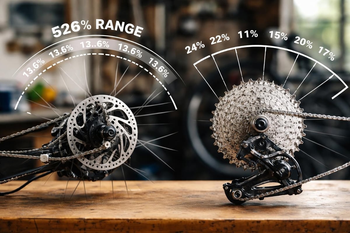 Rohloff gear range comparison