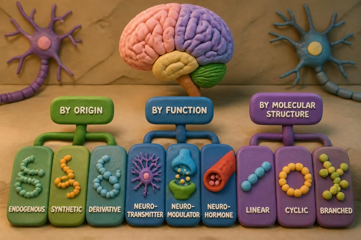 Brain peptide classification
