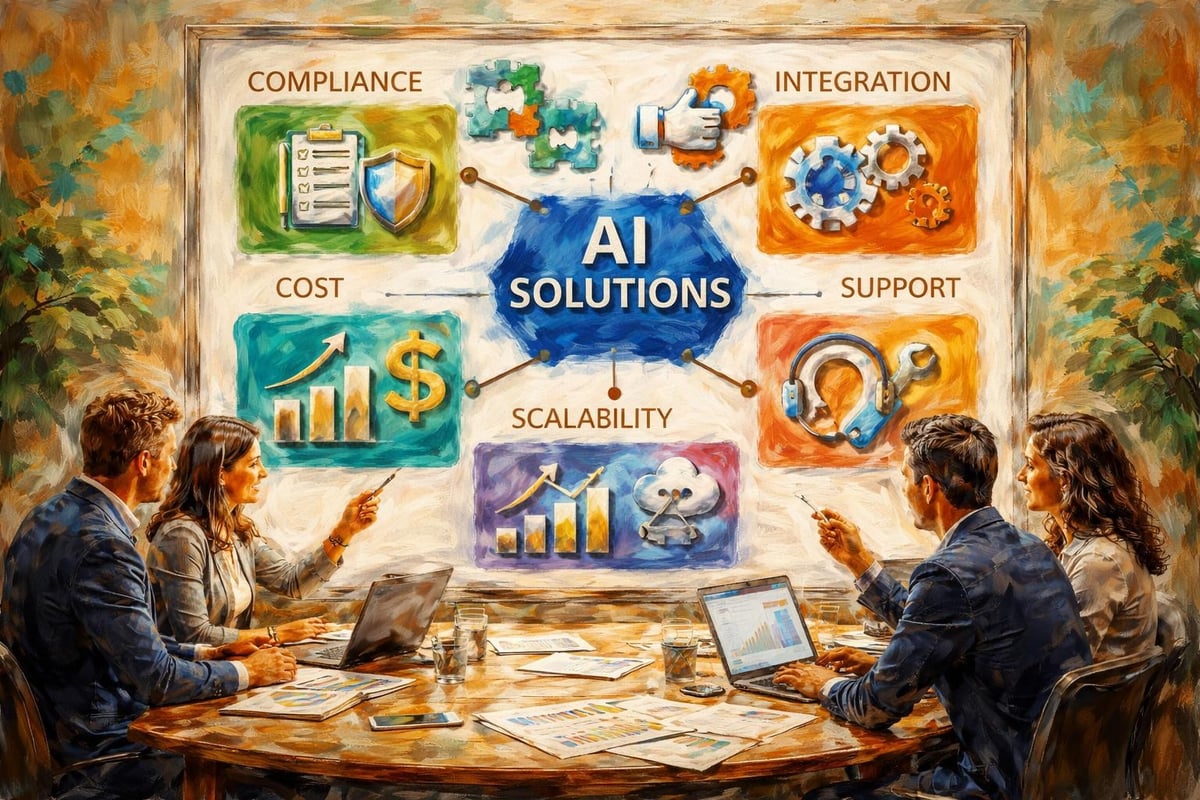 AI platform selection criteria