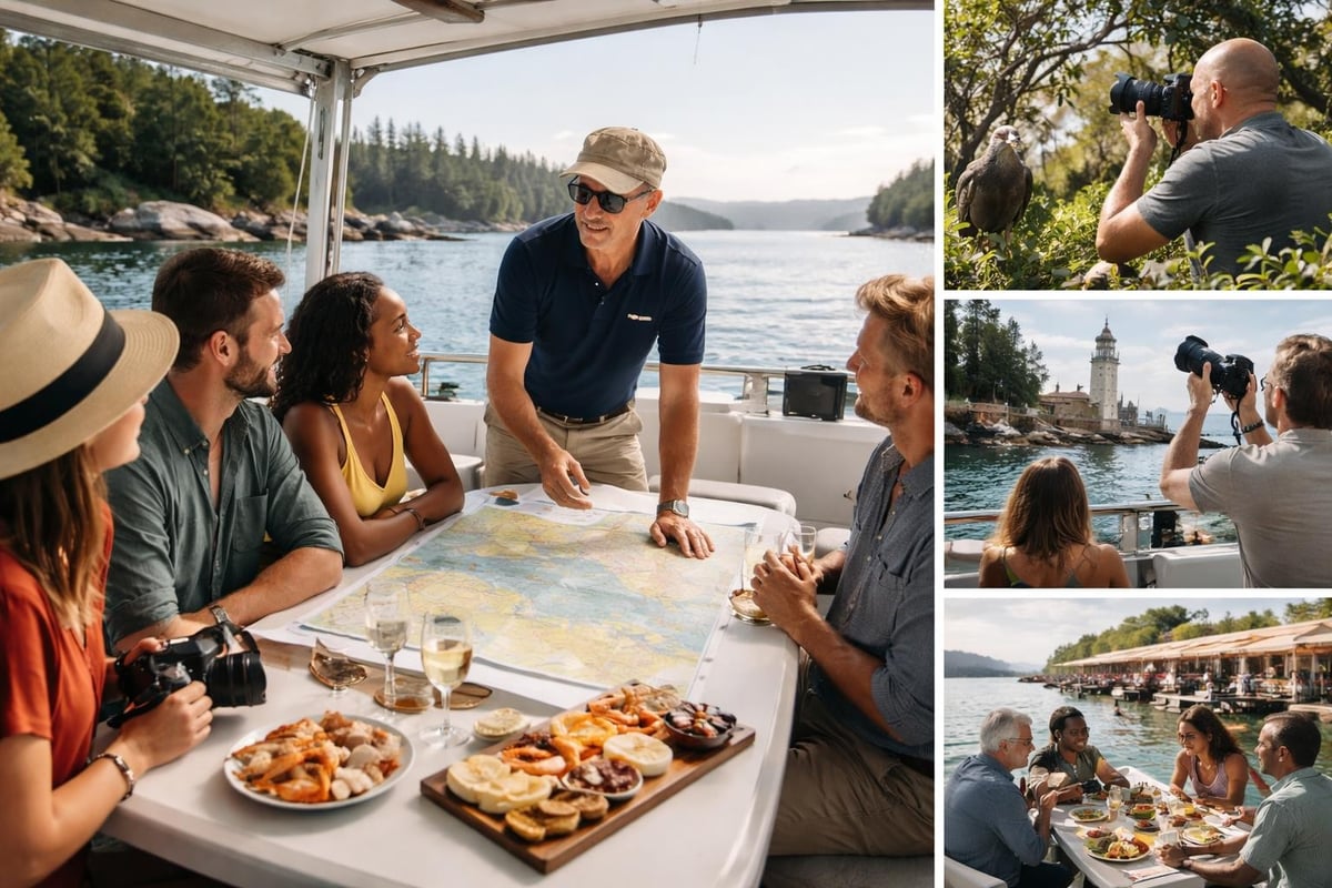 Customized boat tour planning