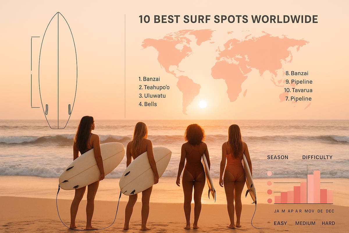 Die 10 besten Girls Surf Breaks für Abenteuerlustige 2026