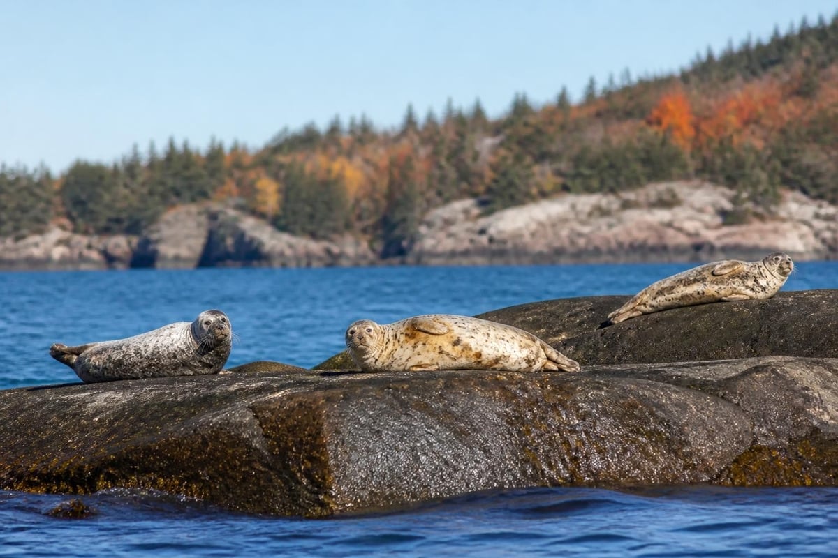 October wildlife viewing in Maine