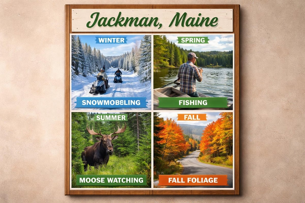 Year-round activities in Jackman Maine