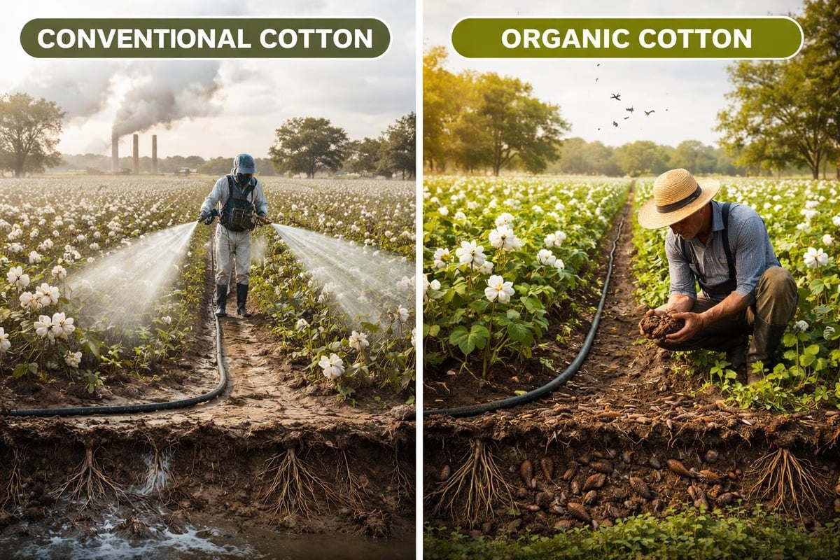 Organic cotton environmental benefits
