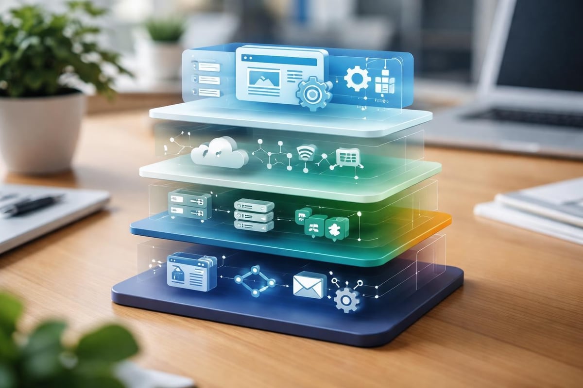 Web corporate technology stack