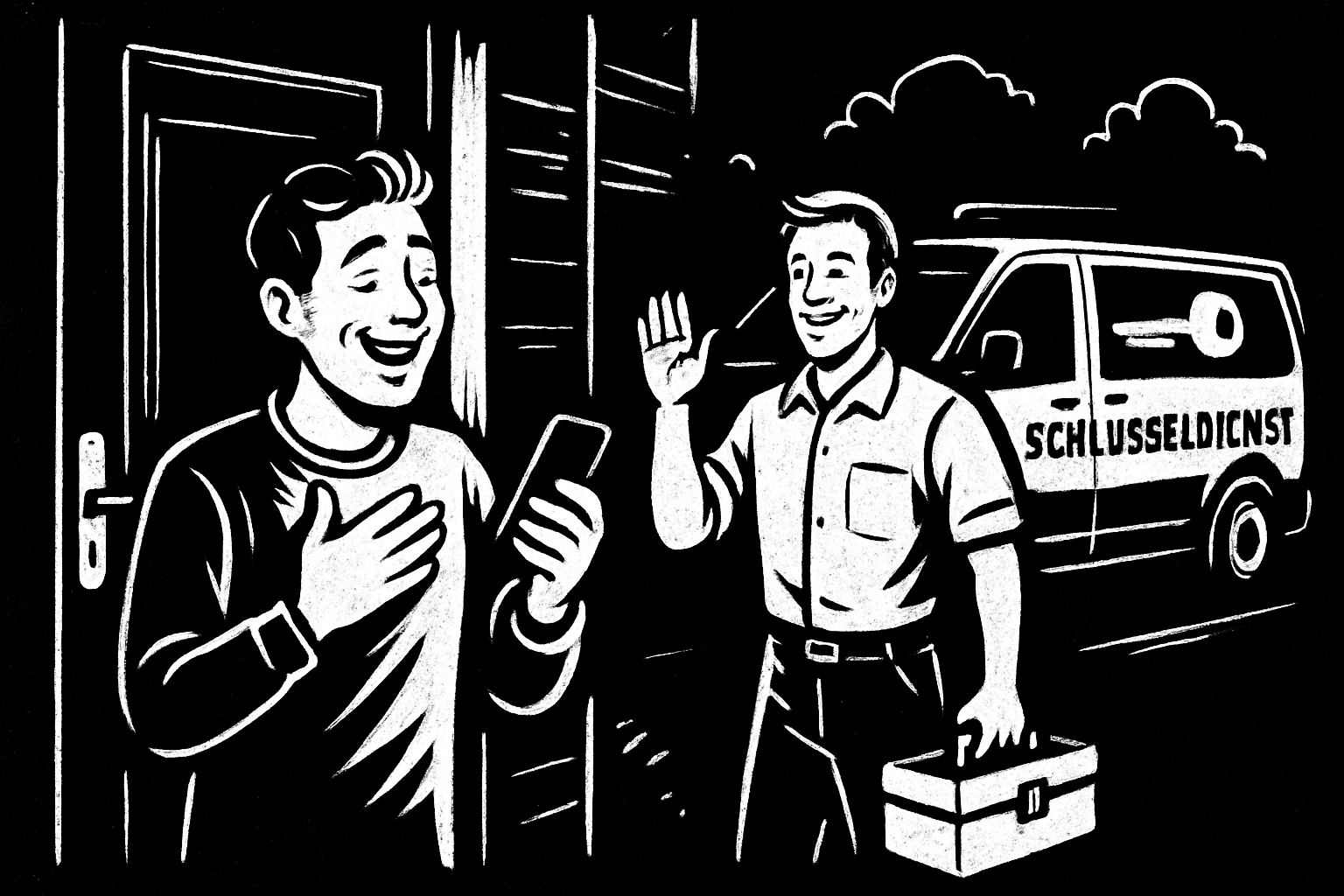 Der Ablauf im Notfall: Schritt-für-Schritt-Anleitung bei ausgesperrt sein