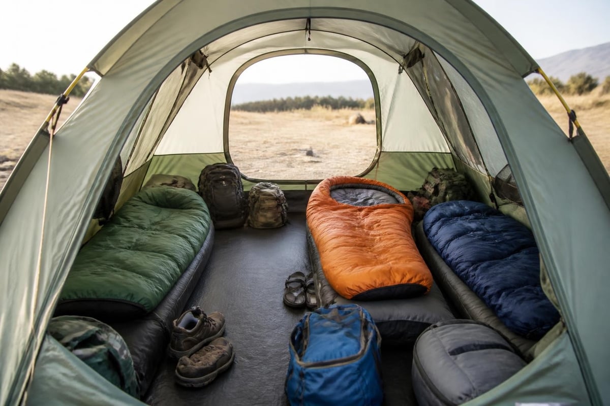 Tent space allocation