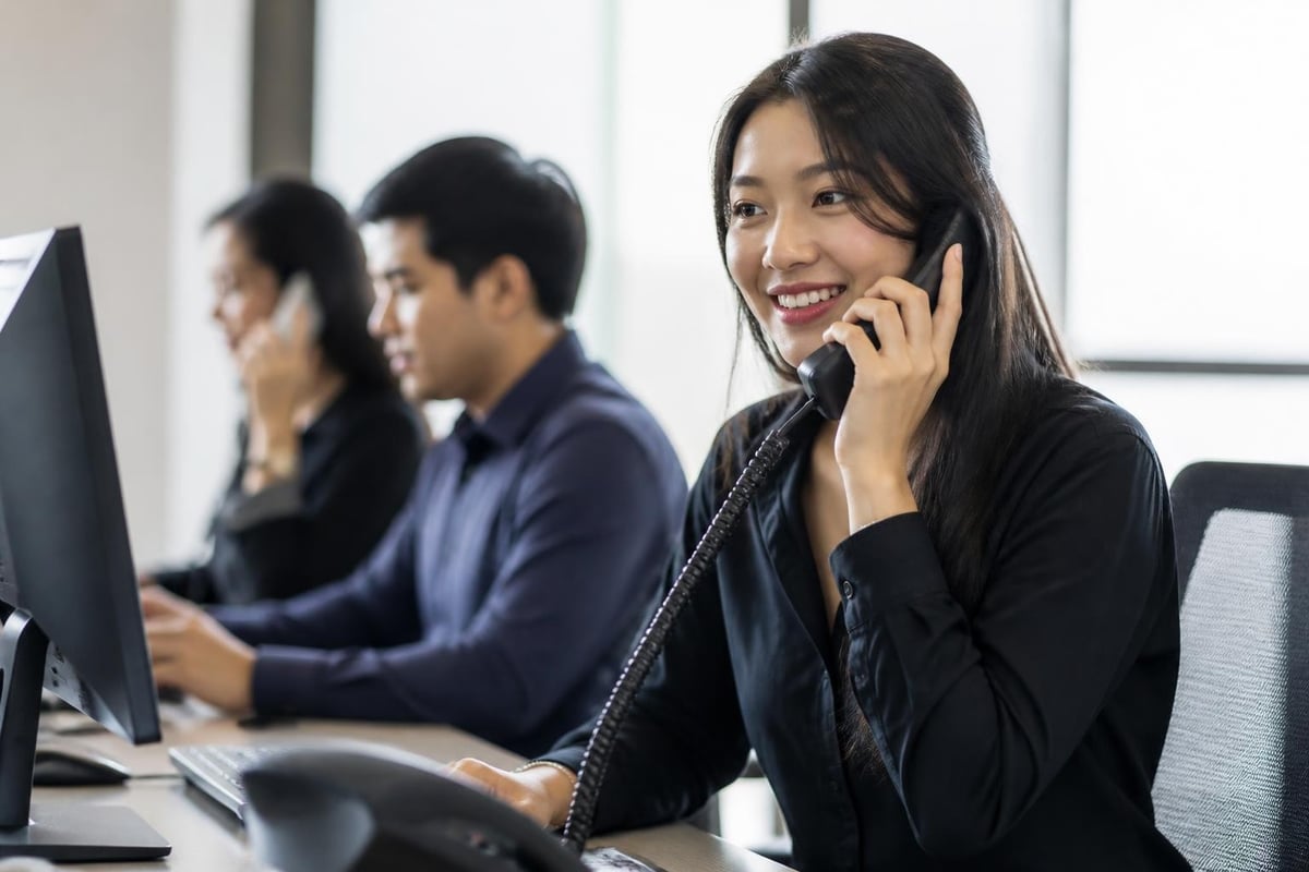 Outbound call center campaign types