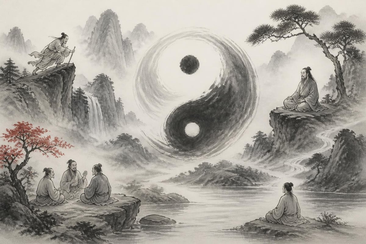 Yin and yang balance in daily life