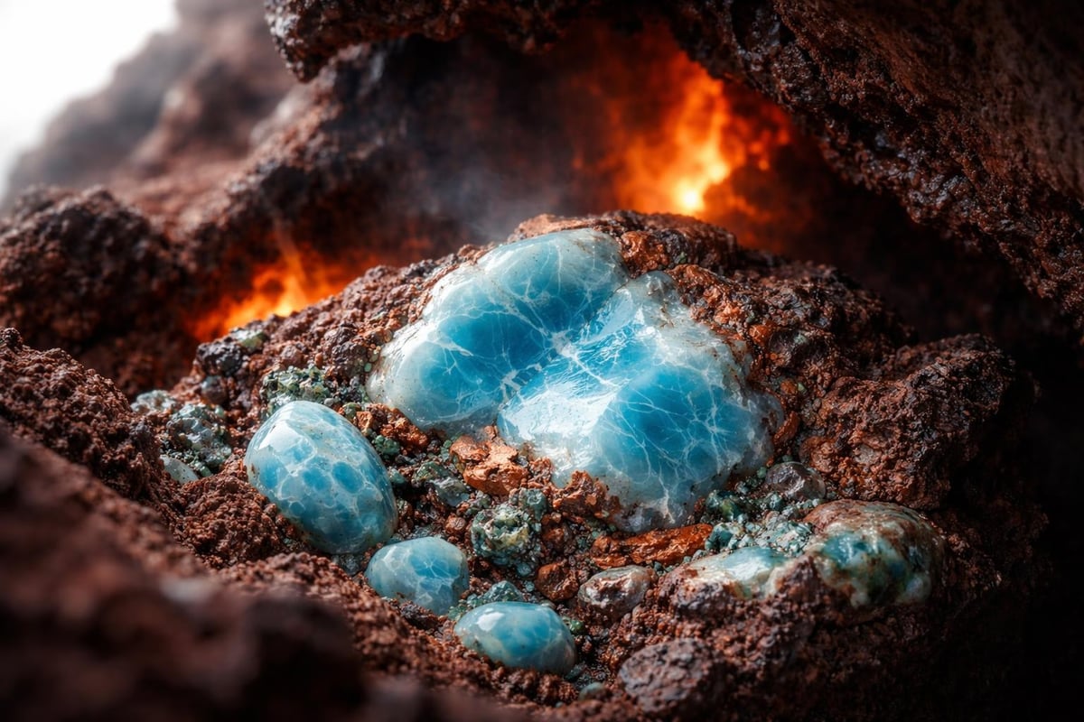 Larimar geological formation process