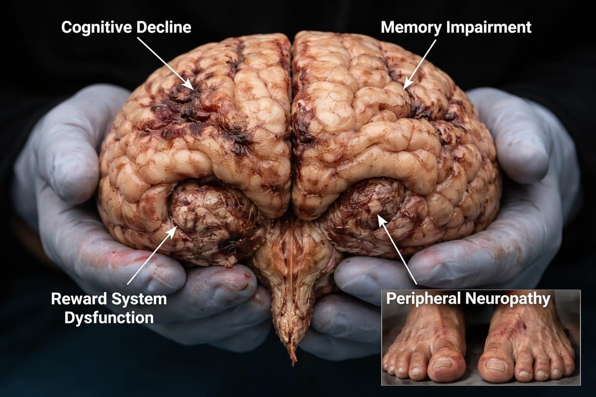 Neurological effects of chronic drinking