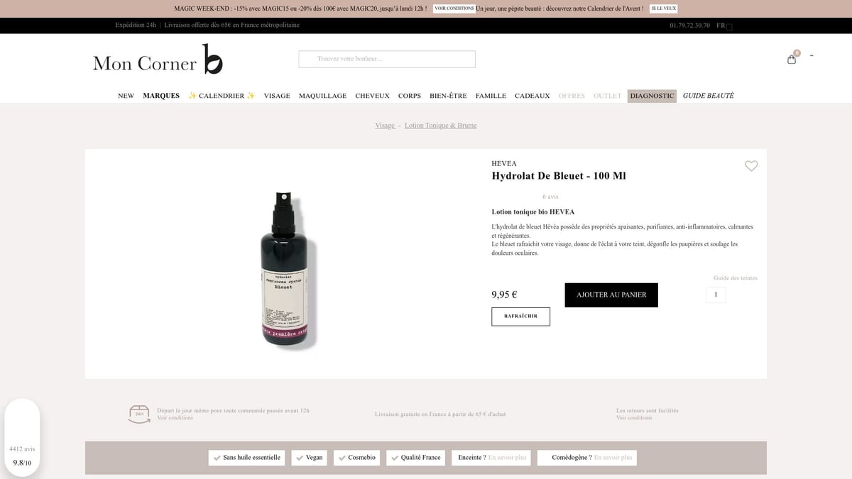 8 Cosmetiques Grossesse Incontournables À Découvrir En 2025 - Hydrolat de Bleuet – Hévéa