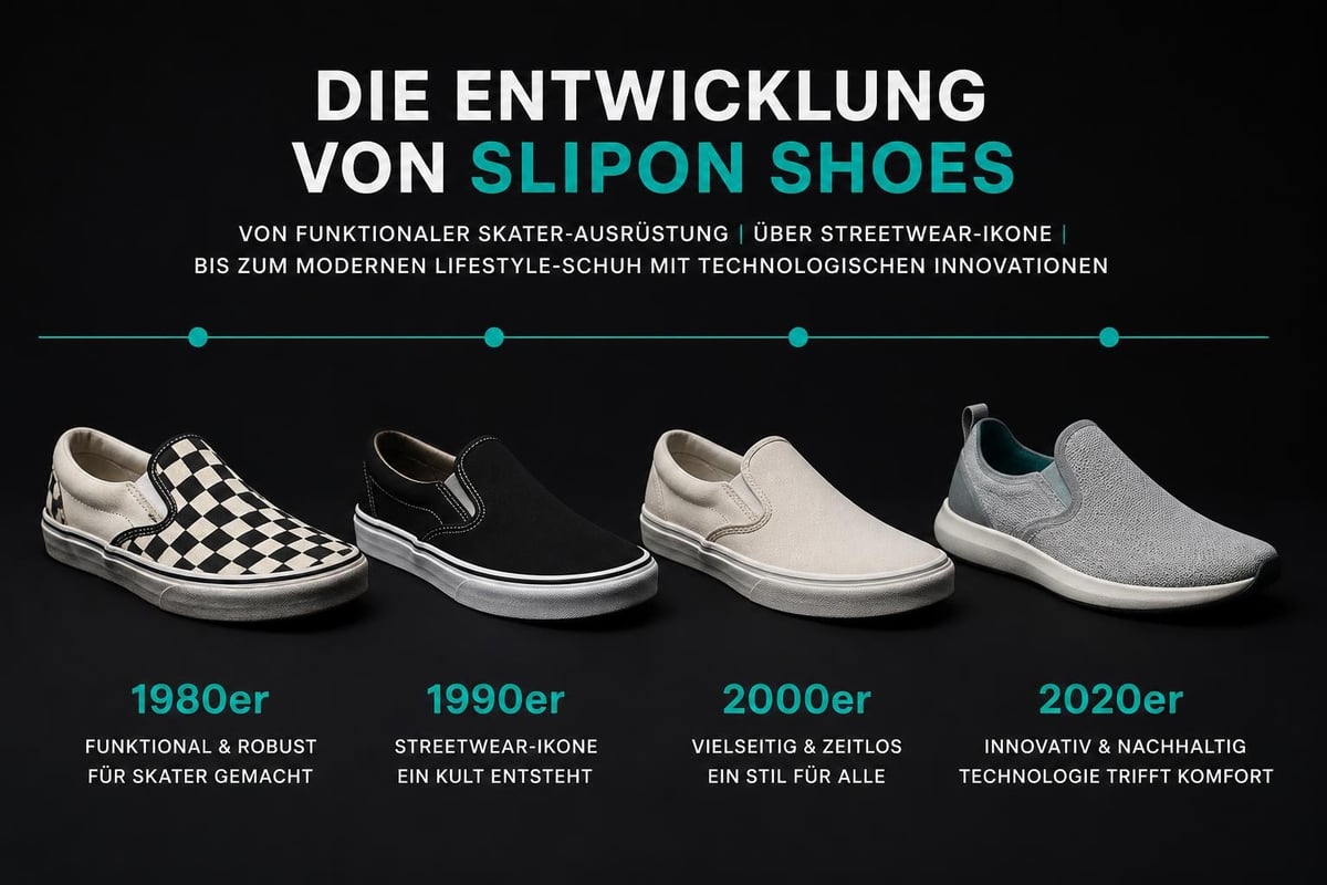 Evolution von Slipon Shoes