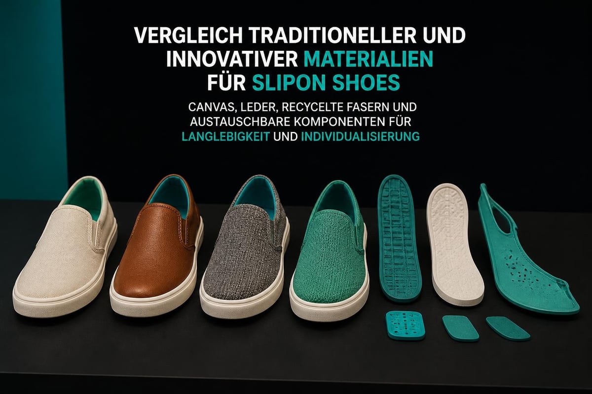 Materialvielfalt bei Slipon Shoes
