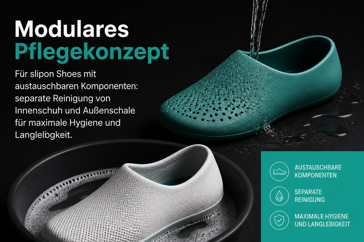 Pflegesystem für Slipon Shoes