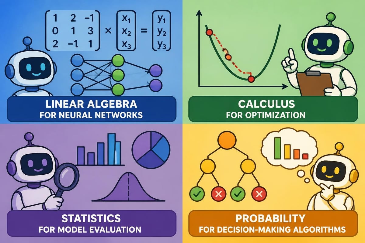 Mathematical foundations for AI