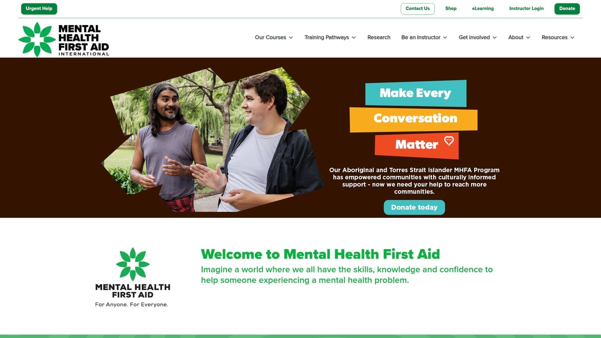 9 Essential Mental Health Awareness Training Courses for 2026 - Mental Health First Aid (MHFA) International