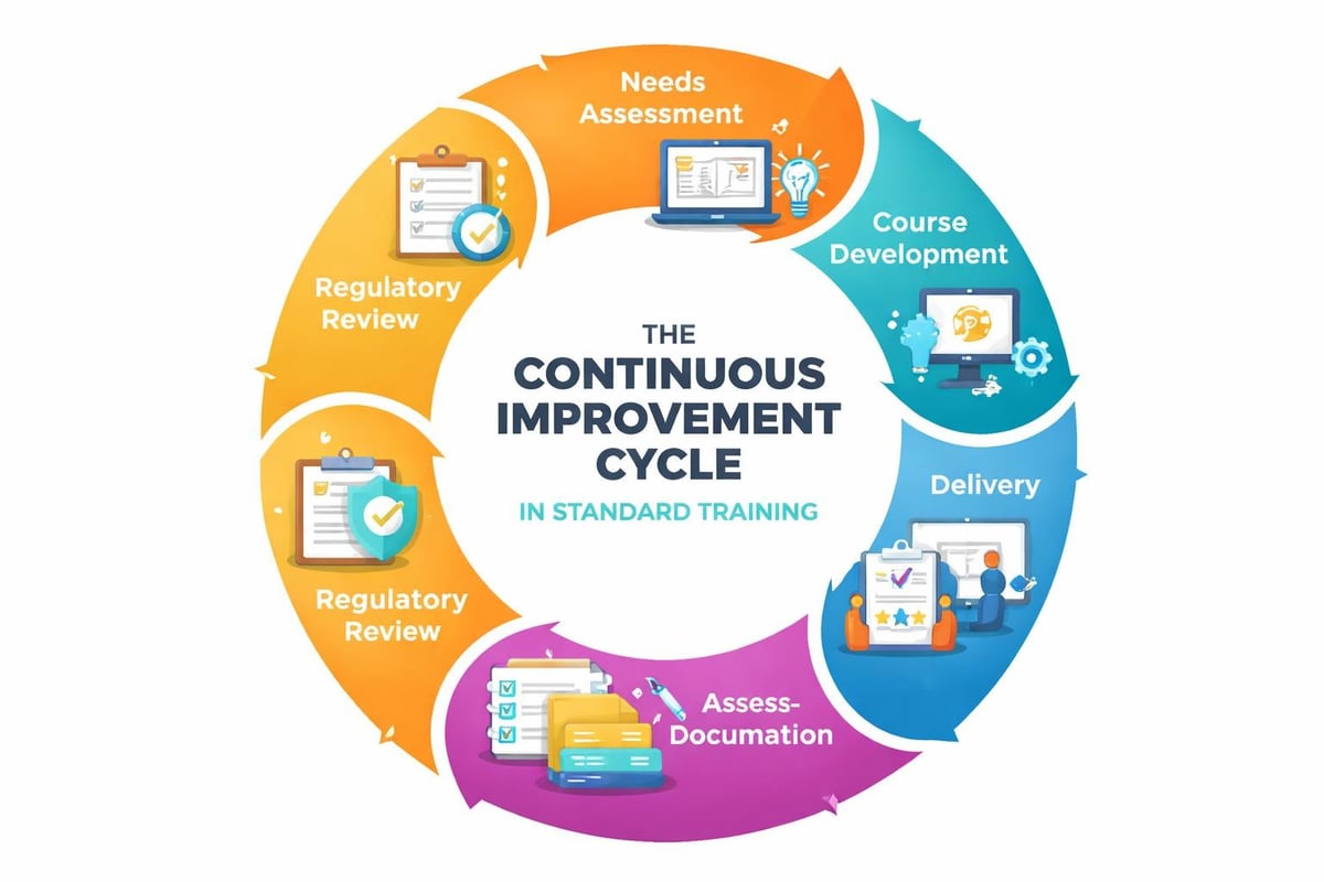 Standard training compliance cycle
