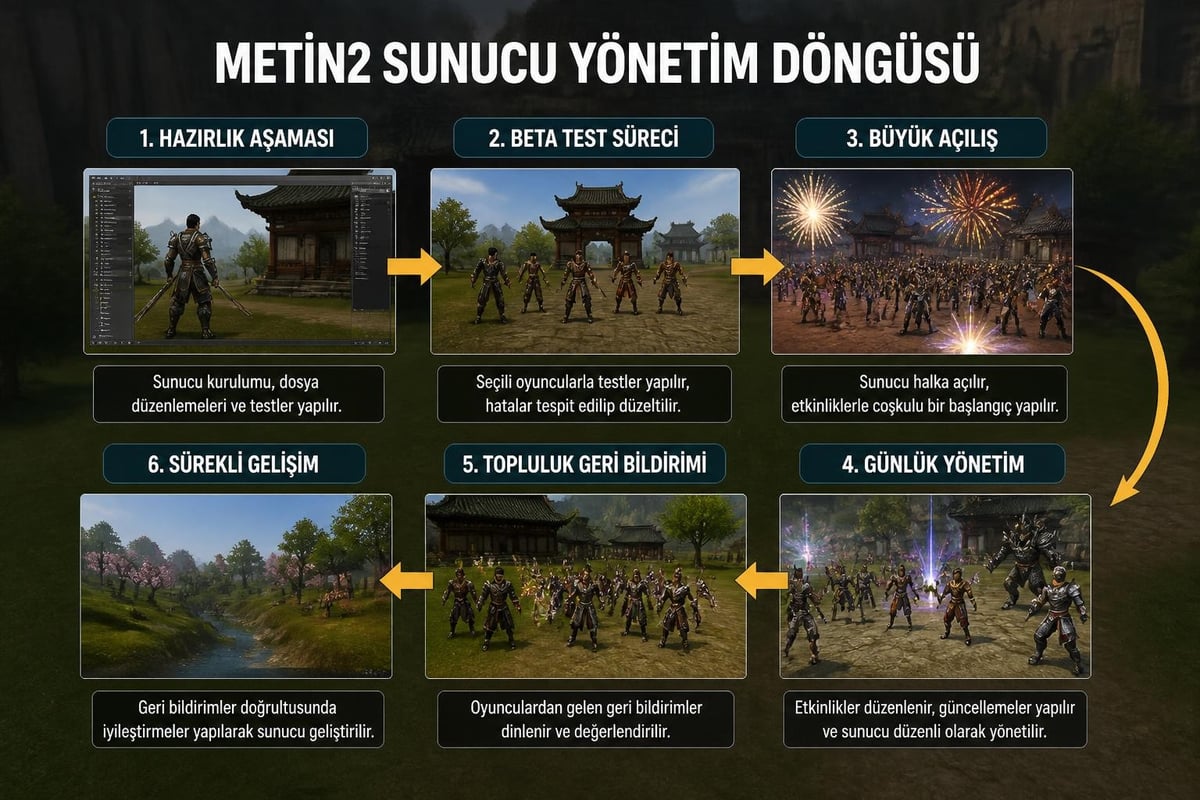 Metin2 sunucu yönetim döngüsü