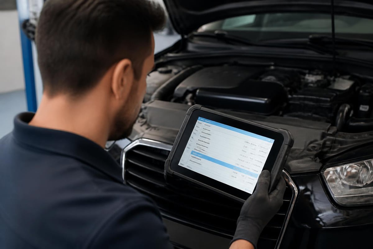 European vehicle diagnostic process
