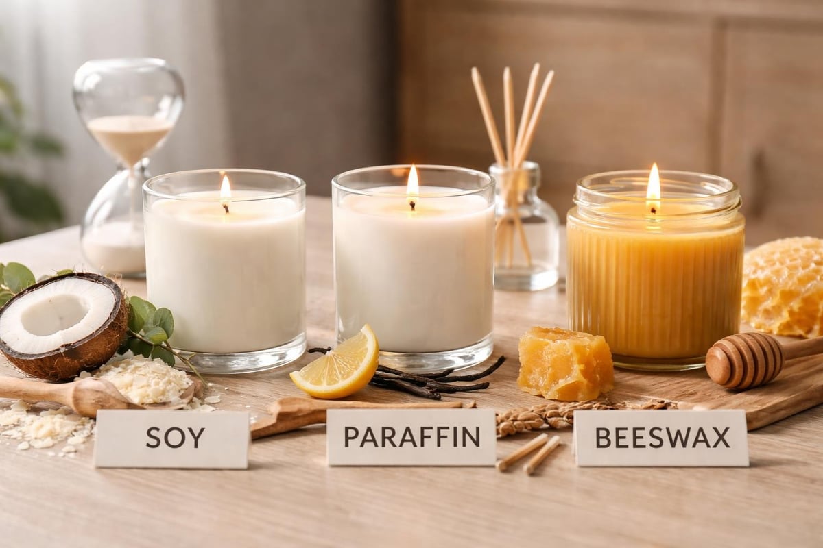 Candle wax comparison