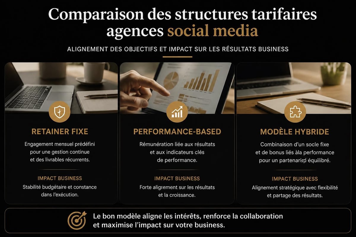 Modèles de collaboration avec agences social media