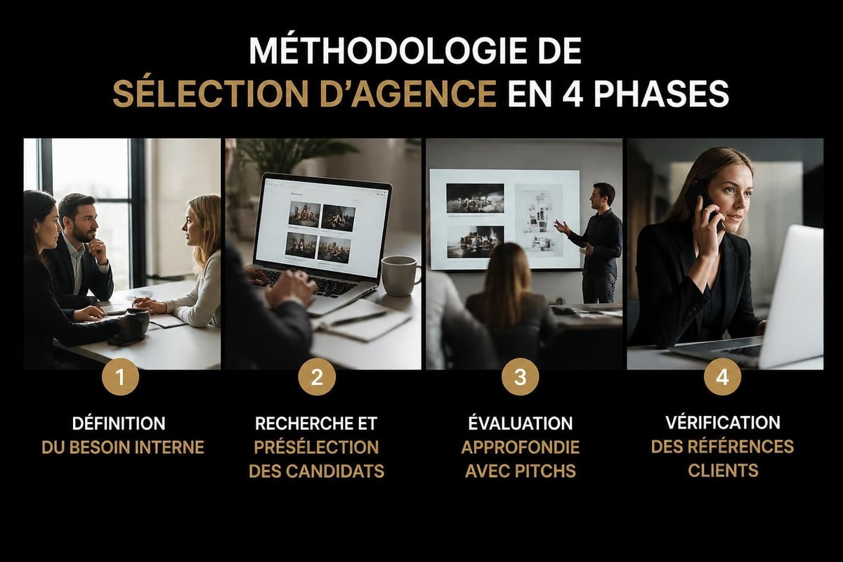 Processus de sélection d'agence social media