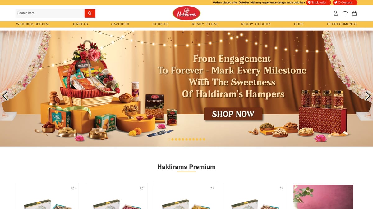 9 Essential Best Indian Groceries Near Me to Try in 2025 - Haldiram’s – Iconic Indian Snacks and Sweets