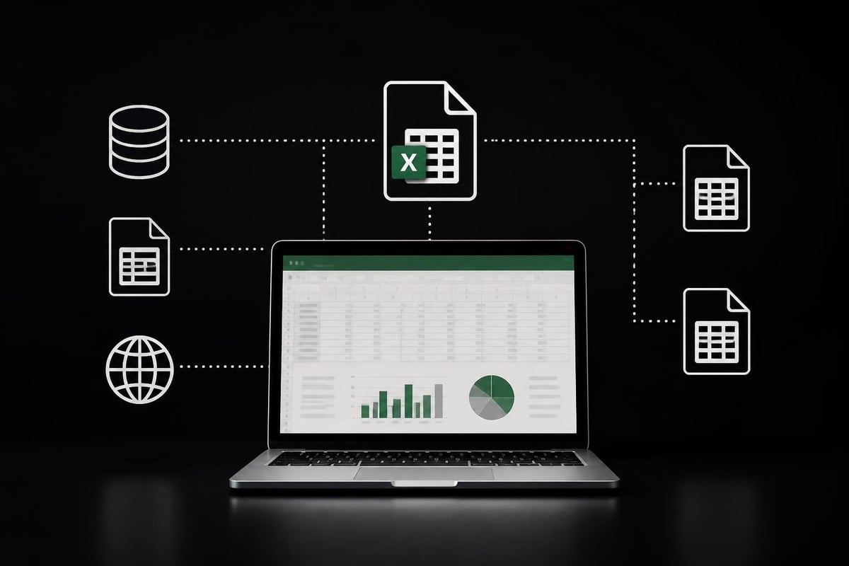 Data flowing from multiple sources into Excel
