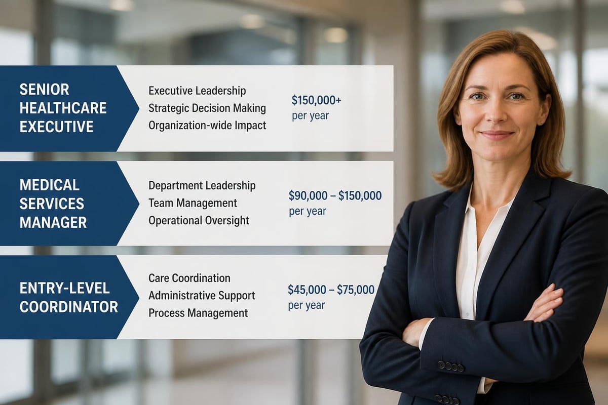 Career progression for medical services managers