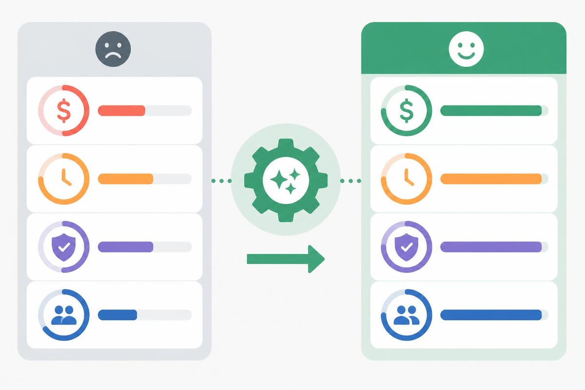 Performance metrics dashboard