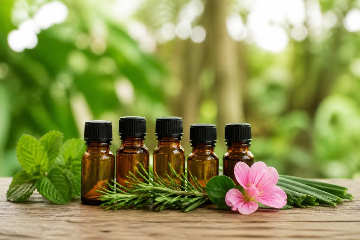 Essential oil blend mechanism