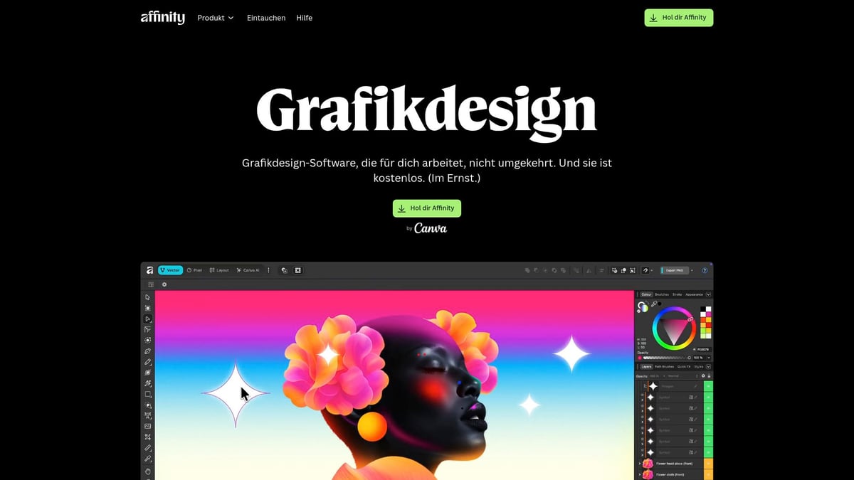 9 Unverzichtbare Tools Für Mediengestalter 2025 - Affinity Designer