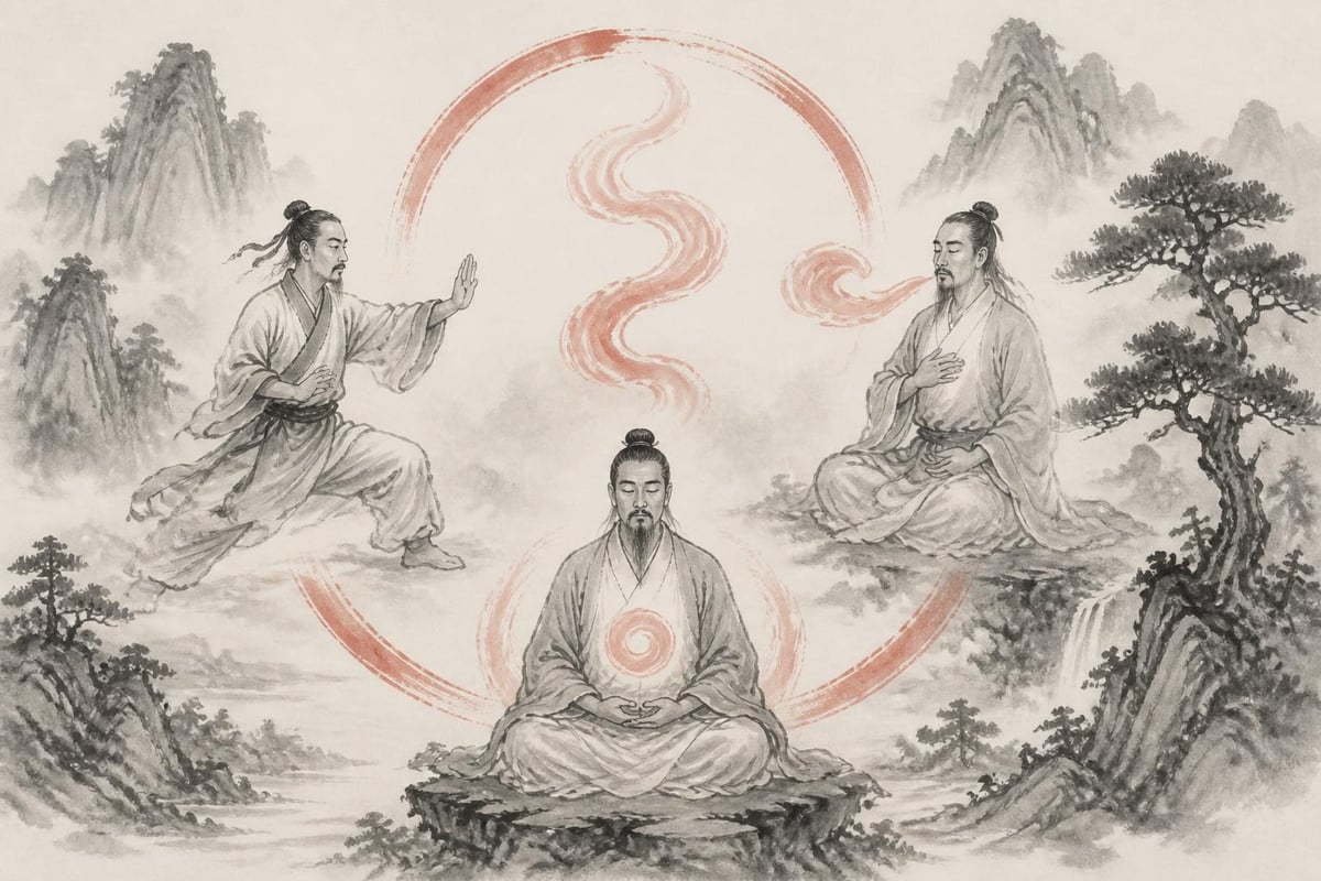 Three treasures of chi gong