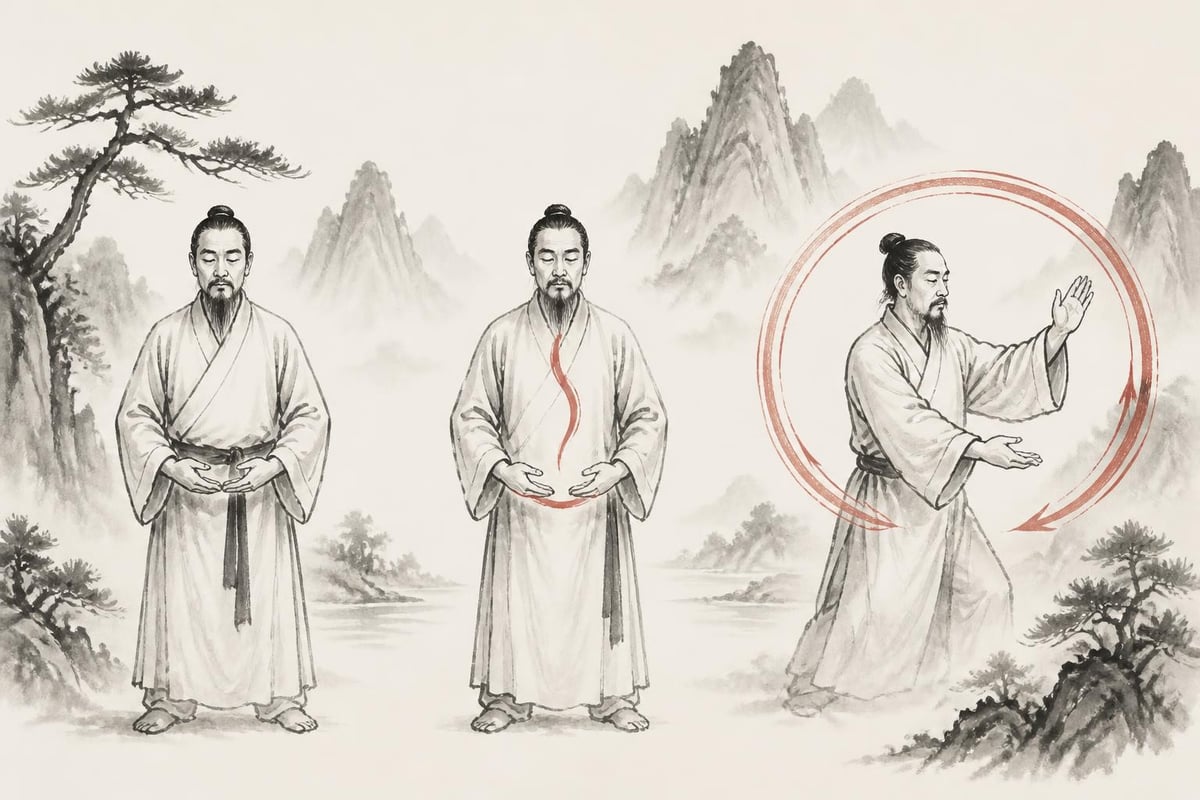 Basic chi gong movements